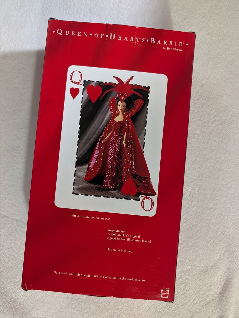 Vintage 1994 Barbie Doll, Queen Of Hearts, Bob Mackie Designer Edition NIB